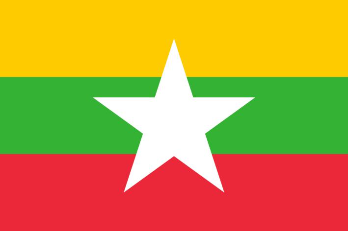 myanmar flagge